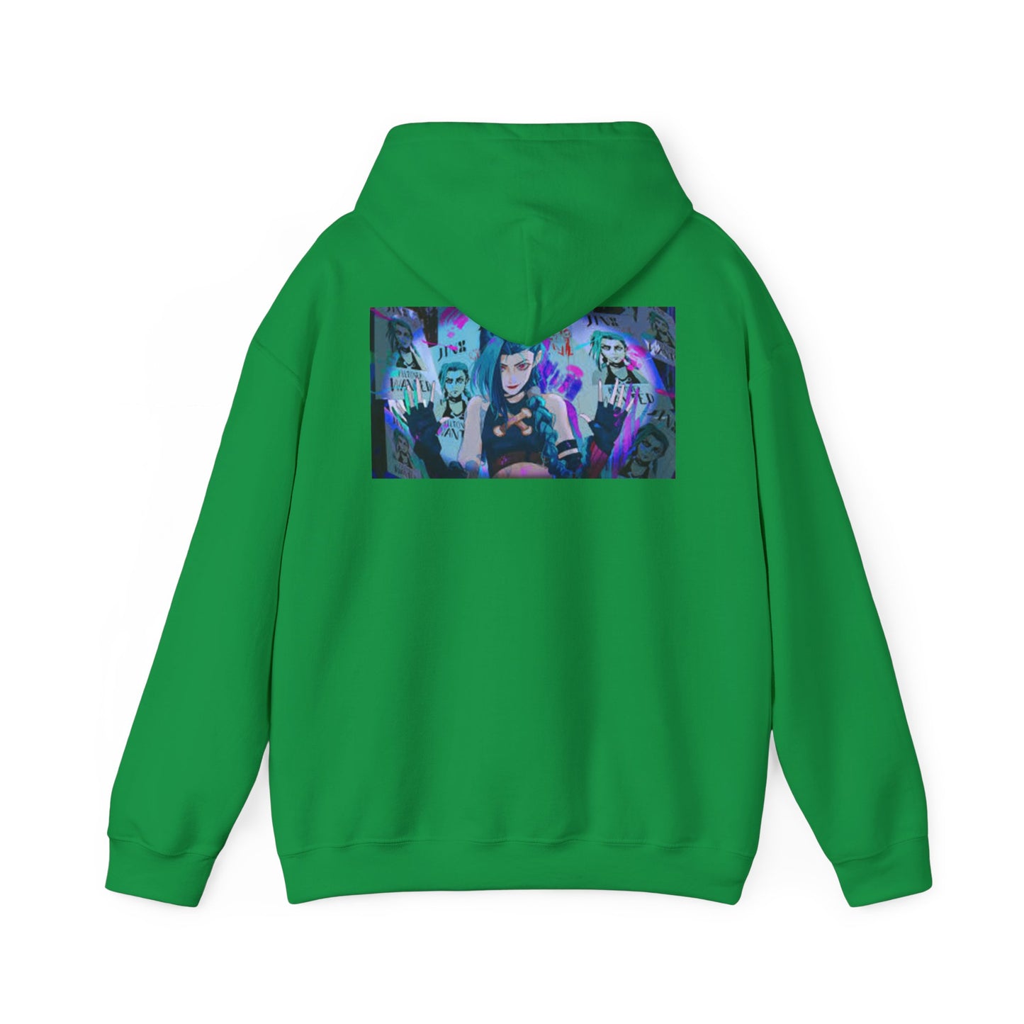 Arcane Jinx Hoodie - Unisex Heavy Blend™ Hooded Sweatshirt, Netflix Inspired Sweatshirt, Cosplay Hoodie, Geek Fashion, Anime Fan Gift