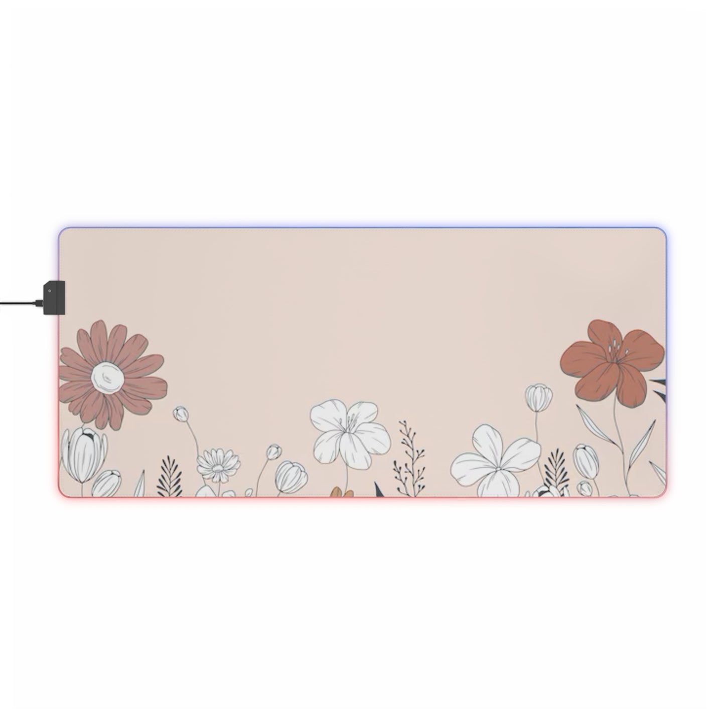 Gaming Mouse Pad - Astechic Flower Design