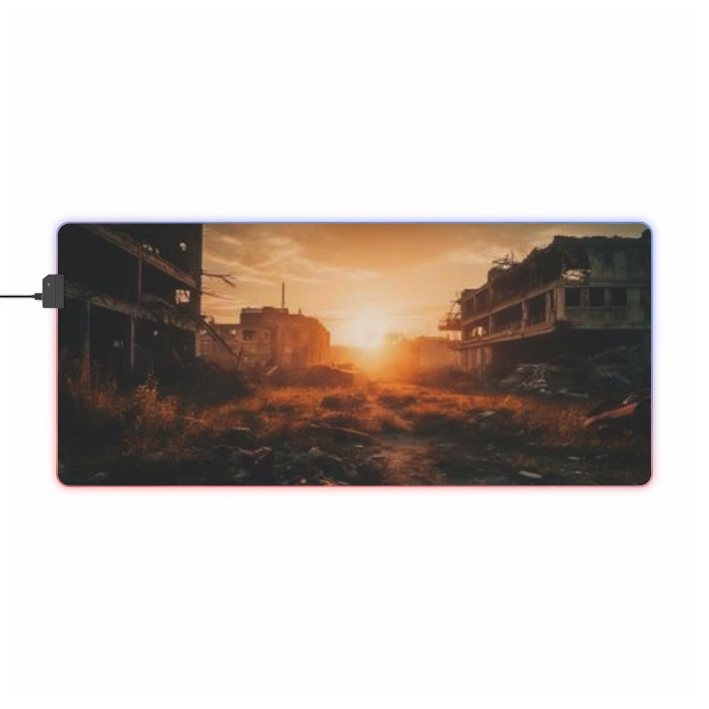 Gaming Desk Pad featuring Rust