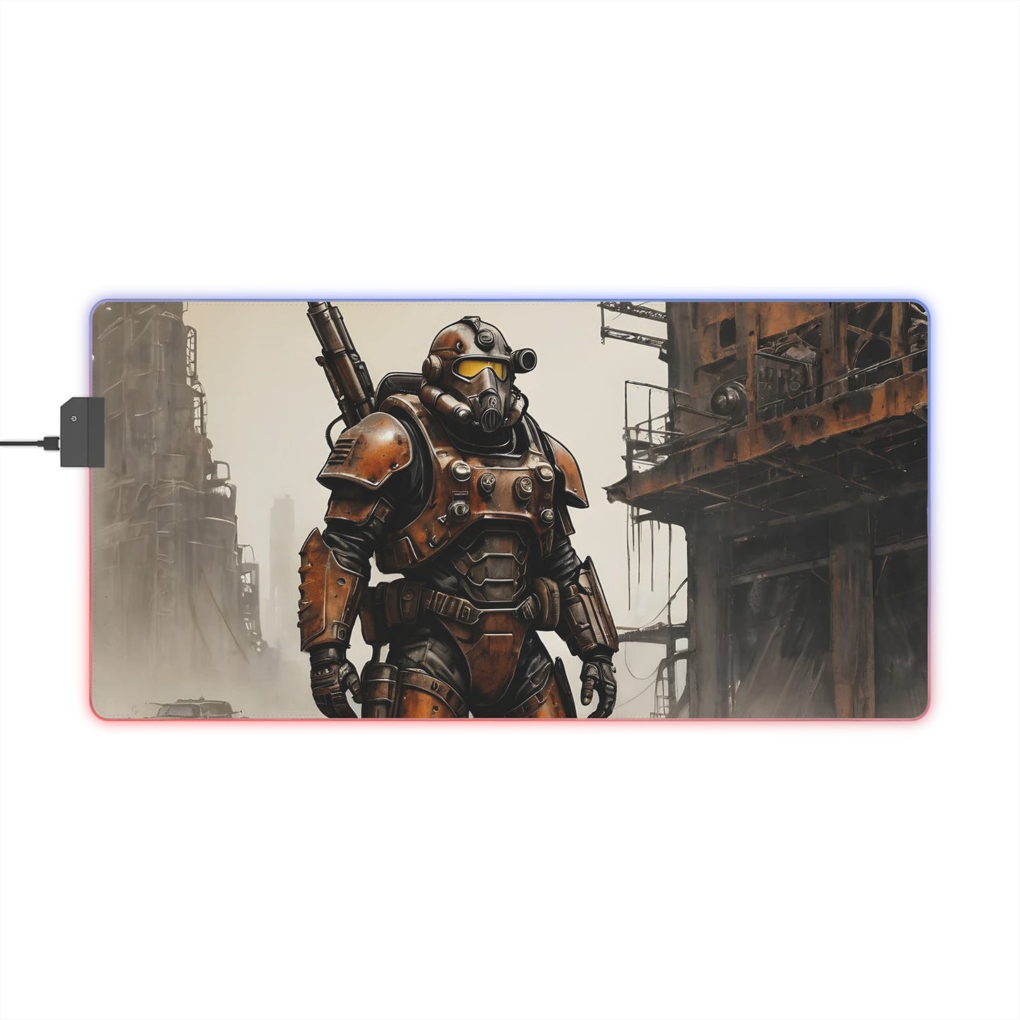 Gaming Mouse Pad - Desk Pad Featuring The Video Game Fallout