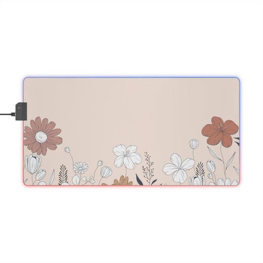 Gaming Mouse Pad - Astechic Flower Design