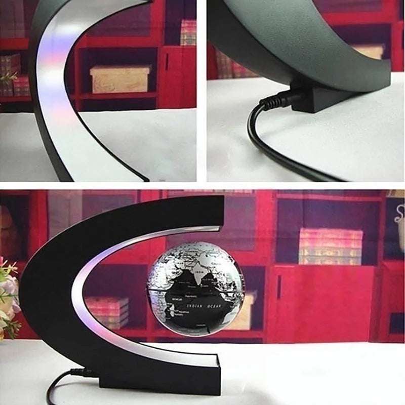 Floating Magnetic Levitation Globe LED Light