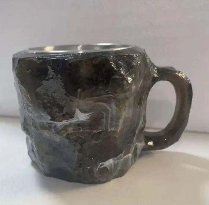 400ml Resin Mineral Crystal Coffee Mugs With Handles