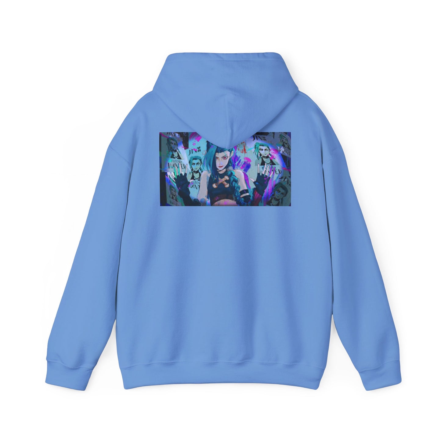 Arcane Jinx Hoodie - Unisex Heavy Blend™ Hooded Sweatshirt, Netflix Inspired Sweatshirt, Cosplay Hoodie, Geek Fashion, Anime Fan Gift