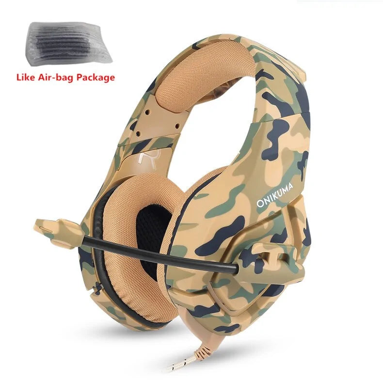 Camouflage Gaming Headphones