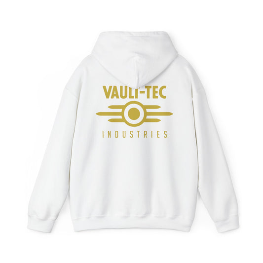 Vault Tec LOGO Warm Hoodie, Fallout Fan Gift, Gamer Sweatshirt, Cozy Pullover, Gaming Apparel