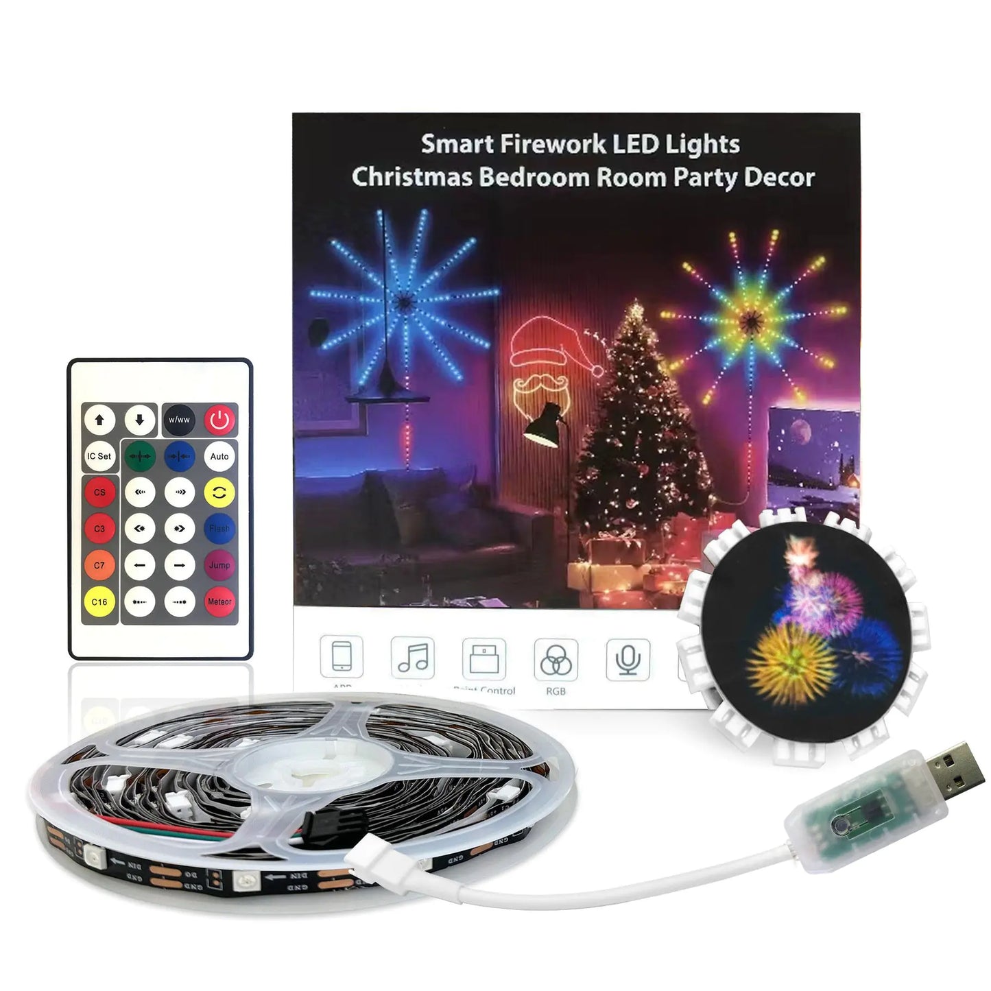 Christmas Hot Sale Firework Led Lights