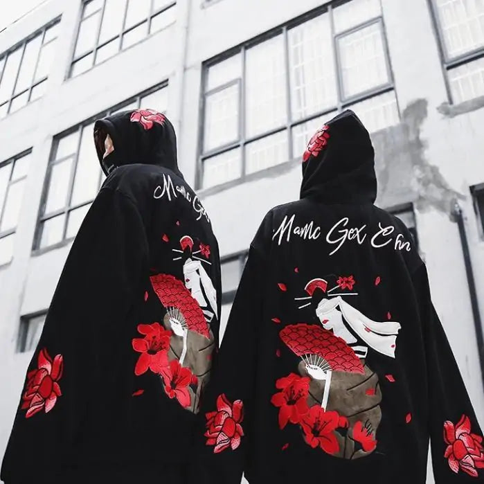 Geisha Anime Hoodie