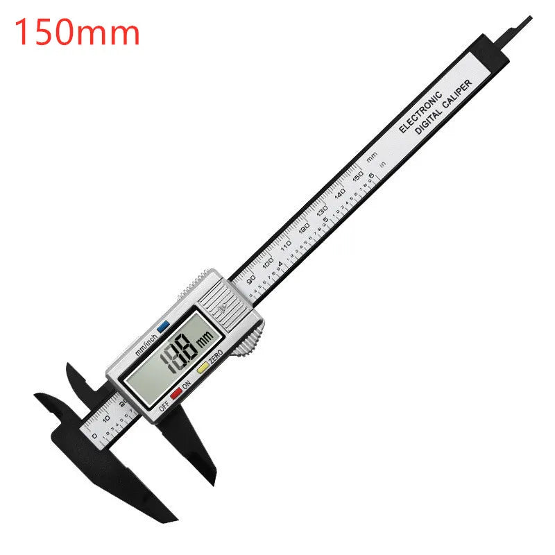 150mm 100mm Electronic Digital Caliper Carbon Fiber Dial Vernier Caliper Gauge Micrometer Measuring Tool Digital Ruler