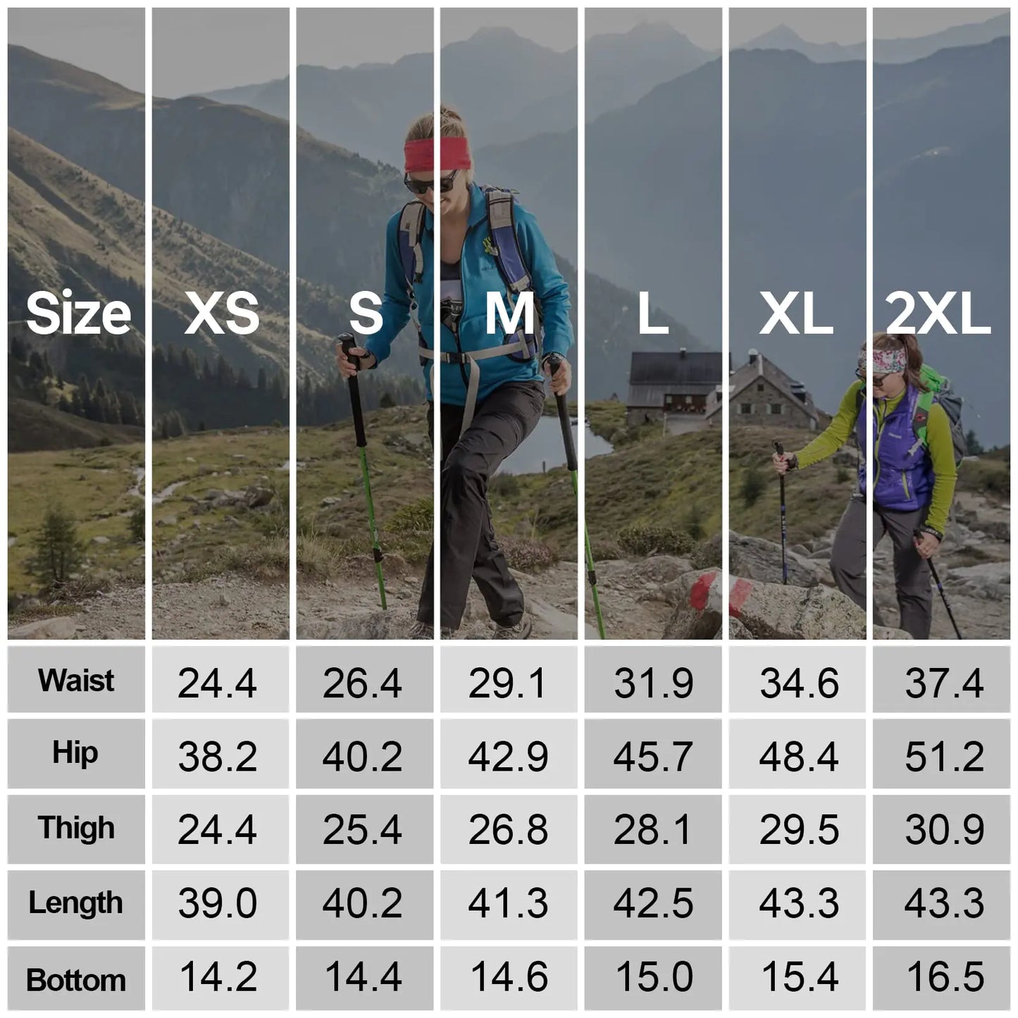 Womens Hiking Pants Quick Dry UPF 50 Travel Golf Pants lightweight Camping Work Cargo Pants Zipper Pockets Khaki Small