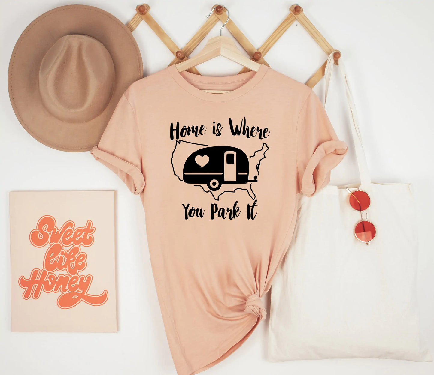 Home Is Where You Park It Shirt, Camping Shirt