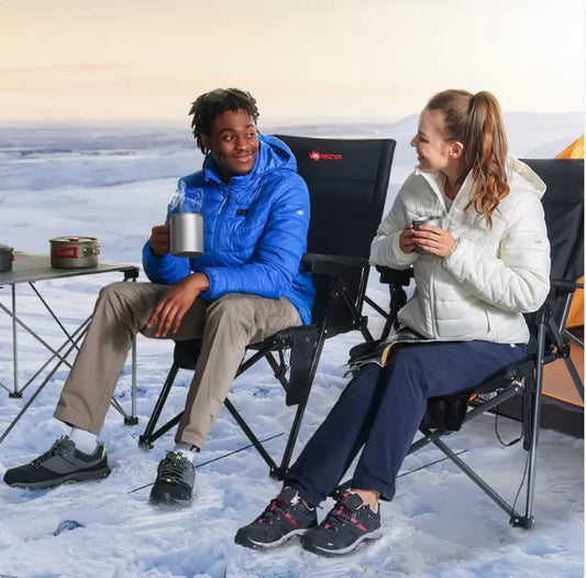 Antarctica Gear Heated Camping Chair with 12V Battery & 5 Pockets