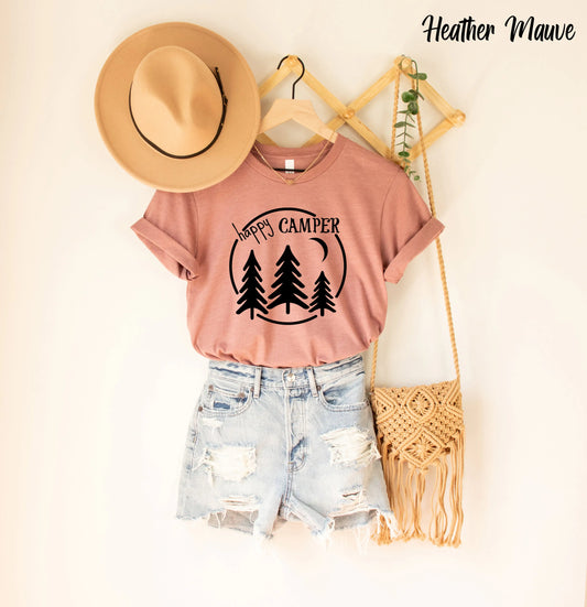 Happy Camper Trees - Camping Shirt